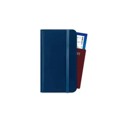 Celly PassportD Briefttasche Blau Kunstleder