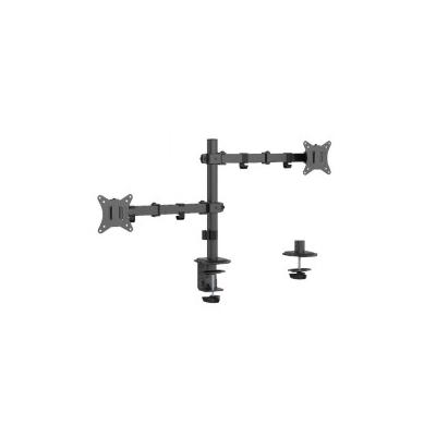 Gembird MA-D2-03 Flachbildschirm-Tischhalterung 81,3 cm (32") Schwarz Tisch/Bank