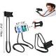 Creative Lazy Neck Hanging Phone Holder Multifunctional Bedside Table Desk Stand