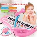 Keys Kids Musical Piano Electronic Piano Keyboard Toy Musical Instrument Toy with Microphone for Boys Girls