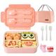 Bento Box Lunch Box Lunch Bags For Kids Men Women AdultsML With Insulated Lunch Bags Keep Warm And ColdLeakProof With Spoon Fork Knife For Work School