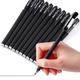 pcs mm Gel Pen Pressed Ballpoint Pen Black Gel Pen Fine Point Retractable Gel Ink Rollerball Pens for Smooth Writing mm