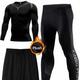 Mens QuickDrying Slim Fit Training Suit Thermal Lined pcs Sports Set Gym Clothes Men Athletic Suit Tracksuit
