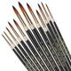 pcs Paint Brushes Set Professional Paint Brush Round Pointed Tip Nylon Hair Acrylic Brush For Acrylic Watercolor Oil Painting