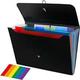 pc Accordion File Folder With Expandable Folders Pockets A Paper Size Receipts Organizer Perfect For Classroom Home Office And Travel