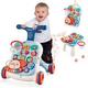 Baby Walker in SitToStand Learning Walker Kids Activity Center With Music Phone Steering Wheel Weight Gain Design Table For Toddlers Boys Girls