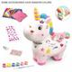 Set Fun Unicorn Piggy Bank Art Toys Diy Unicorn Sticker Art Piggy Bank Silicone Material Birthday Gift For Kids