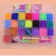 Weaving Kit Diy Jewelry Set Colorful Rubber Band Puzzle Childrens Toy Braided bracelet Slots Set