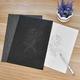 pcs Graphite Carbon Copy Paper SingleSided A Size Drawing Copy Paper Black Clear Tracing Effect