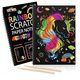 pc Scratch Art Books Sheets Scratch Art Paper With pc Pen Black Scratch It Off Paper Craft inch For Kids Students Drawing Painting Gift