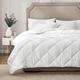 Quilted Comforter Breathable Soft Bedding for All Seasons Down Alternative Queen Bed Comforter Duvet Insert Polyester Blanket Comforter with Corner T