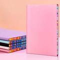 pc A Notebook Journal Colorful Edge Sheepskin Brushed Journal For University High School Primary School Students WhiteCollar Professionals Office Use