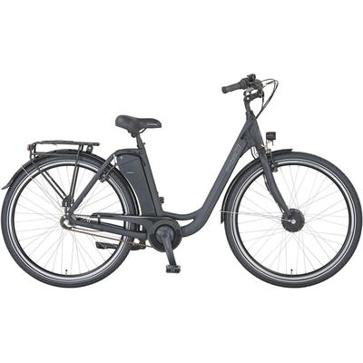 E-Bike PROPHETE "Geniesser 1.0" Gr. 49, schwarz, E-Bikes, 49cm, 28 Zoll (71,12cm), Pedelec, Elektrofahrrad für Damen u. Herren