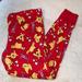Disney Intimates & Sleepwear | Medium Disney Winnie The Pooh Thermal 100% Cotton Pajama Pants | Color: Red/Yellow | Size: M