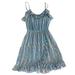 Lilly Pulitzer Dresses | Lily Pulitzer Ruffle Wrap Look Dress | Color: Blue | Size: Xs