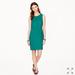 J. Crew Dresses | J. Crew Half-Placket Emerald Sleeveless Dress | Color: Green | Size: 0p