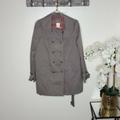 Anthropologie Jackets & Coats | Anthropologie Idra Gray Winter Fall Jacket Trench | Color: Gray | Size: 4