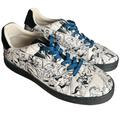 Coach Shoes | Coach X Marvel Comic Book Print Leather Shoes Sneakers Men Size 9d | Color: Black/White | Size: 9