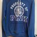 Pink Victoria's Secret Sweaters | Love Pink By Victorias Secret Zip Up Hoodie Size Small | Color: Blue | Size: S