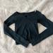 Brandy Melville Tops | Brandy Melville Navy Blue/Black Long Sleeve | Color: Black | Size: Xs