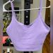 Athleta Other | Athleta Elation V-Neck Long Line Sports Bra | Color: Purple | Size: Xs