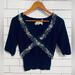 Anthropologie Tops | Anthropologie Field Flower Black Vintage Sweater S | Color: Black | Size: S