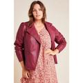 Anthropologie Jackets & Coats | Anthropologie Raspberry Vegan Petula Puff Sleeved Moto Jacket, Size 3x Nwt! $160 | Color: Red | Size: 3x