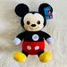 Disney Toys | Disney Mickey Mouse Bean Plush Comfort Weighted Emotional Support 14" New | Color: Black/Red | Size: Osbb