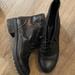Giani Bernini Shoes | Gianni Bini Leather Ankle Black Moto Boots | Color: Black | Size: 6.5