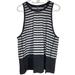 Lululemon Athletica Tops | Lululemon Athletica Striped Tank Top | Color: Black/Silver | Size: Xl