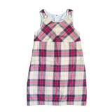 Lilly Pulitzer Dresses | Lilly Pulitzer Girls Vintage White Label Pink Plaid Jumper Dress Size 12 | Color: Green/Pink | Size: 12g