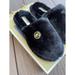 Michael Kors Shoes | Michael Kors Mk Alexis Closed Toe Sherpa Slides | Color: Black | Size: Various