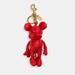 Coach Accessories | Disney X Coach Red Leather Mickey Mouse Collectible Bag Charm Key Nwt | Color: Red | Size: Os