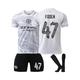 (22) 23-24 Manchester City Dragon Patterned Soccer Jersey Set No.47 FODEN Football Kit With Socks for Adult Kids