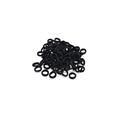 LEBQ 200 Pieces Mini Hairbands Girl Babys Elastic Hair Ties Tiny Soft Rubber Bands for Baby Kids Black