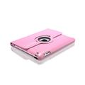 (pink, 2021 iPad Pro11) Applicable Apple iPad Tablet Case iPad9.7 inch rotating solid color leather case Pro11 Lychee grain 10.2