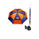 Team Golf 30869 Denver Broncos 62 in. Double Canopy Umbrella