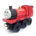 (19# James) Thomas Train Car Tender Wooden Magnetic Railway Train Toys Car Kids Gifts