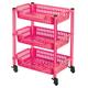 (3 Tier Kitchen Trolley Fruit Vegetable Storage Cart Organiser Rack On Wheels) 3/4 Tier Kitchen Trolley Fruit Vegetable Storage