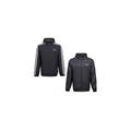 (M) Men's Adidas Reversible Rain Jacket Black Hooded