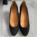 J. Crew Shoes | Never Been Worn J Crew Black Suede 3 Inch Wedge Closed Toed Heel Size 9 | Color: Black | Size: 9