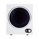(White) 2.5kg Freestanding Vented Tumble Dryer Compact and Portable, 3 Temperature Settings, Crease Guard, and 2 Years Warranty for peace of mind