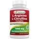 Best Naturals L-Arginine L-Citrulline Complex 1000 mg 120 Tablets