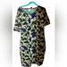 Lularoe Dresses | Lularoe Fun Women’s Dress In Size Xl. Grey, Green And Blue Colors. | Color: Gray/Green | Size: Xl