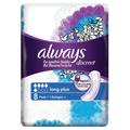 Always Discreet Sensitive Bladder Incontinence Pads Long Plus Pad Thin Pack of 8