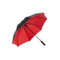 UVP SPF50+ Two-Tone Auto Opening Walking Length Umbrella - Black & Red