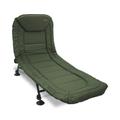 New Carp Fishing Deluxe Bedchair 6 Leg Recliner Pillow Bed Chair NGT Mud Feet