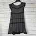 Free People Dresses | Free People Retro A Line Dress Black And White Womens Small Rayon | Color: Black/White | Size: S