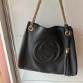 Gucci Bags | Gucci Soho Leather Shoulder Bag | Color: Black | Size: Os
