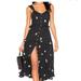 Free People Dresses | Free People Daisy Chain Embroidered Dress, Size Xs, Nwt | Color: Black/White | Size: Xs